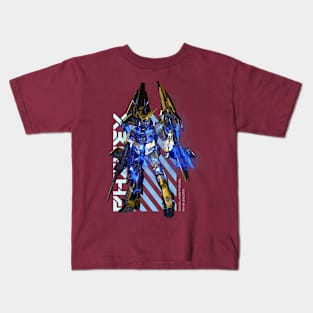 RX-0 Unicorn Gundam 03 Phenex Kids T-Shirt